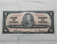 Canada Two Dollar Banknote BC-22b 1936 Issue