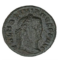 Galerius AE Nummus Ancient Roman Coin