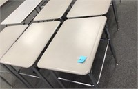 5 School Desks Metal frame