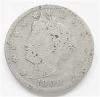 US 1906 "Liberty Head" FIVE CENTS coin