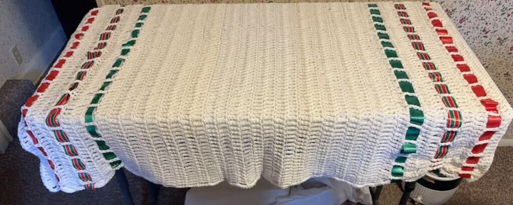 CRAFT BLANKET/TABLE CLOTH-APPROX. 48”x48”