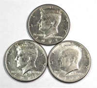 Lot of 1971-D USA Kennedy Half Dollars