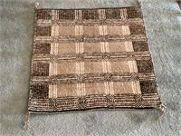 Handmade Native American horsehair blanket