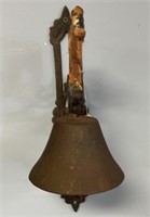 15" Wall Mount Cow Bell  / Working  / Ships