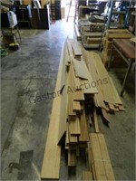 Large lot of hardwood and other pieces