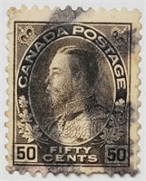 Canada 1912 George V 50 Cents Stamp #120