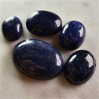 74.40 Ct Cabochon Lapis Lazuli & Blue Sapphire Gem