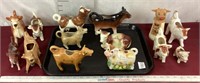 Vintage Cow Themed Creamers