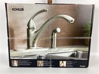 Kohler kitchen faucet- brushed nickel finish. NIB