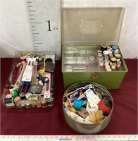 Lot of Needle & Thread & More Sewing Materials