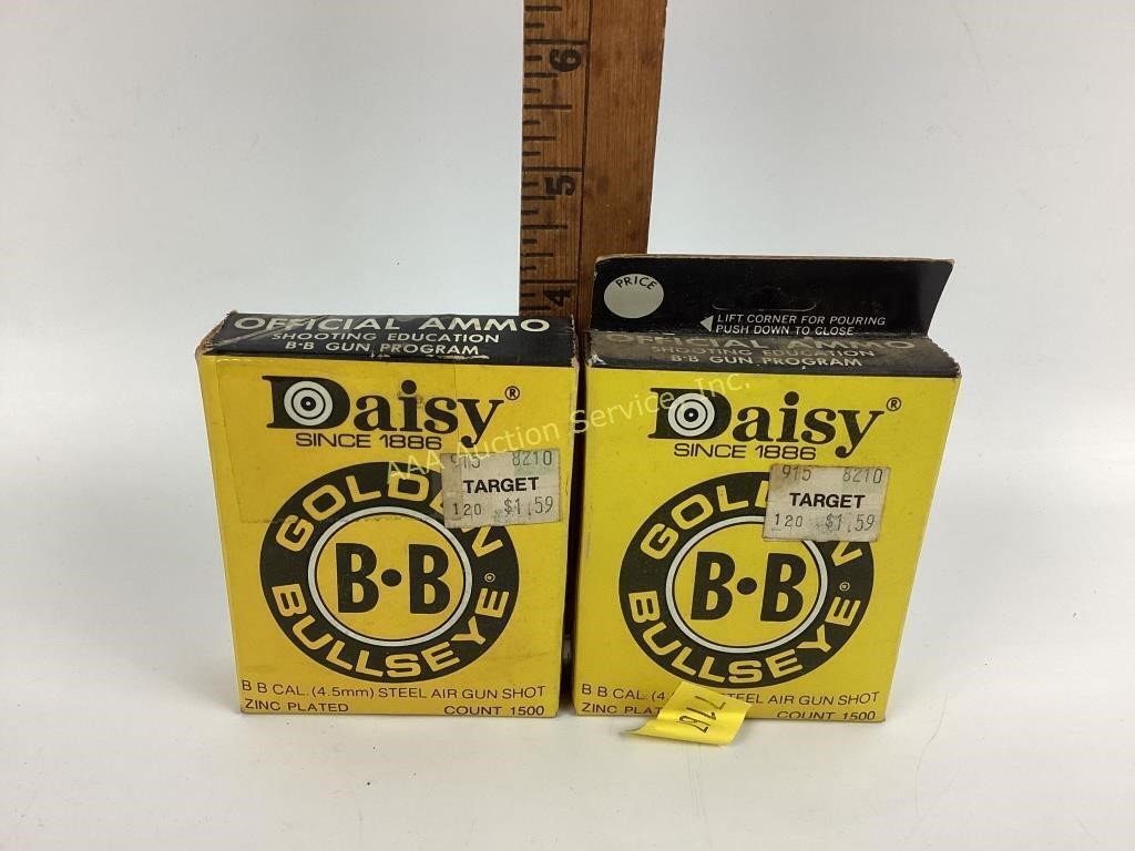 Daisy golden bullseye BB pks (2)- unopened