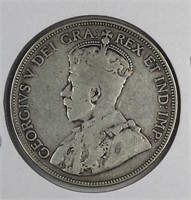 1934 Canada Silver 50 Cents