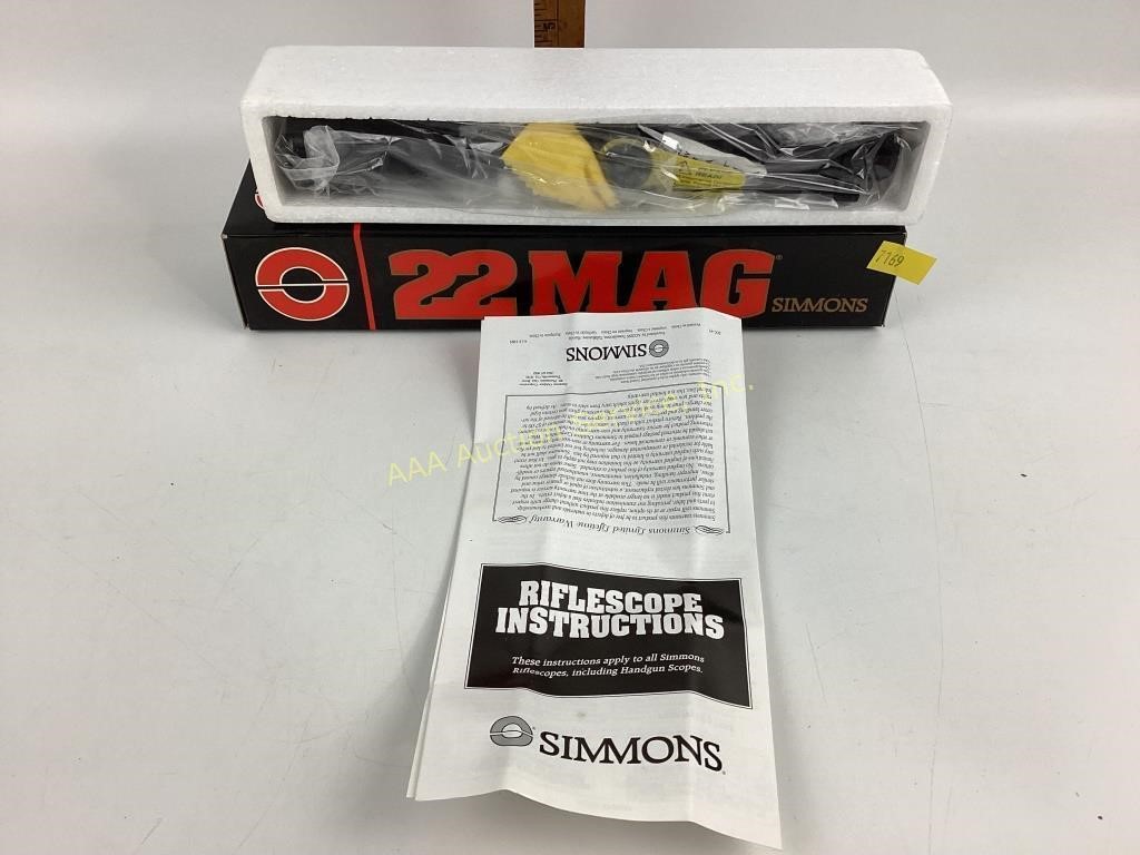Simmons 22 Mag riflescope NIB