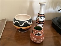 (3) pieces Desert Pueblo pottery