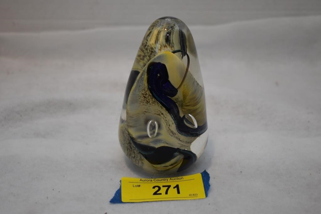 Art Glass Paper Weight