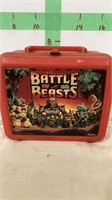 Plasti Lunc Box - Battle Beasts w/thermos