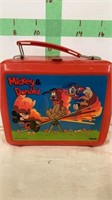 Plastic Lunch Box - Mickey & Donald
