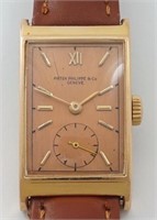 Patek Philippe Rectangular, ref 1442 in 18K pink