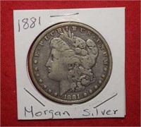 1881 Morgan Silver Dollar