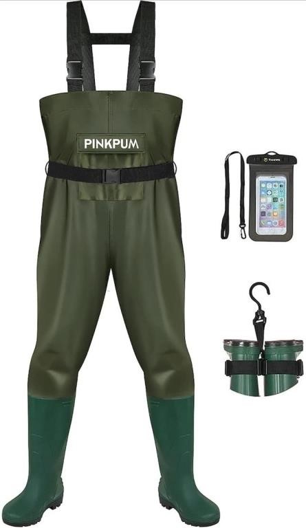 Pinkpum Chest Waders with Boots for Men
