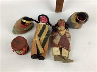 Native American skookum dolls