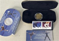 2001 World Figure Skating Coin and Stamps
