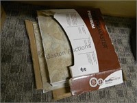 Box of Adhesive Backed Flooring Peel & Stick