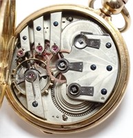 C Frodsham, pivoted detent pocket chronometer, 18K