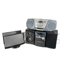 Collection of Assorted Stereo CD Radio Speakers