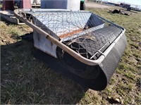 Rubber mats; feed trough; 46" x 6' chain link gate