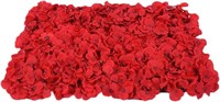 Red Artificial Flower Wall Panels