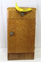 Vtg. Birdseye Maple Art Deco-Style Night Stand