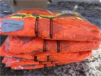 7 safety vests - new