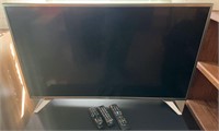 LG TELEVISION 43” W/REMOTES