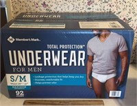 (CASE)TOTAL PROTECTION, UNDERWEAR FOR MEN-SIZE