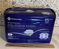 ADJUSTABLE BRIEFS FOR MEN & WOMEN-SIZE MEDIUM