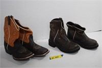 Justin Youth Boots 13D & Ariat Youth Boots 13.5
