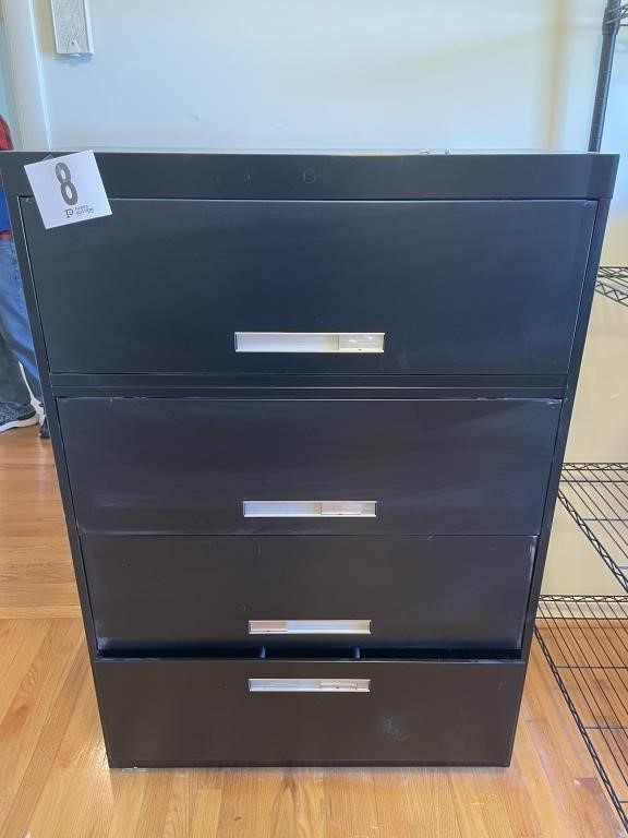 Black Filing Cabinet