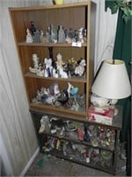 2 Bookshelves with Contents - Avon, Old Bottles,