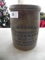 1 Gallon Crock - Jas. Benjamin, Wholesale