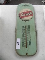 Orange Crush Old Thermometer