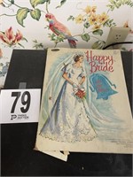 1966 Happy Bride Cut Out Dolls