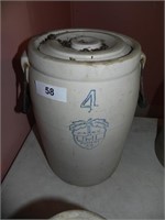 No. 4 UHL Pottery Churn with Handles
