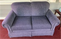 LOVE SEAT-BLUE IN COLOR/EXTREMELY CLEAN