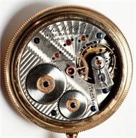 Waltham, Model 1872 w/gold winding wheel hubs, 16J