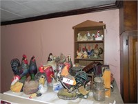 Lot on Top of Fridge - lots of Chickens, &