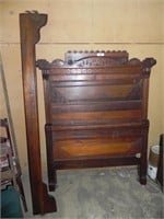 Old Wooden Bed (1/2 or 3/4 Size)