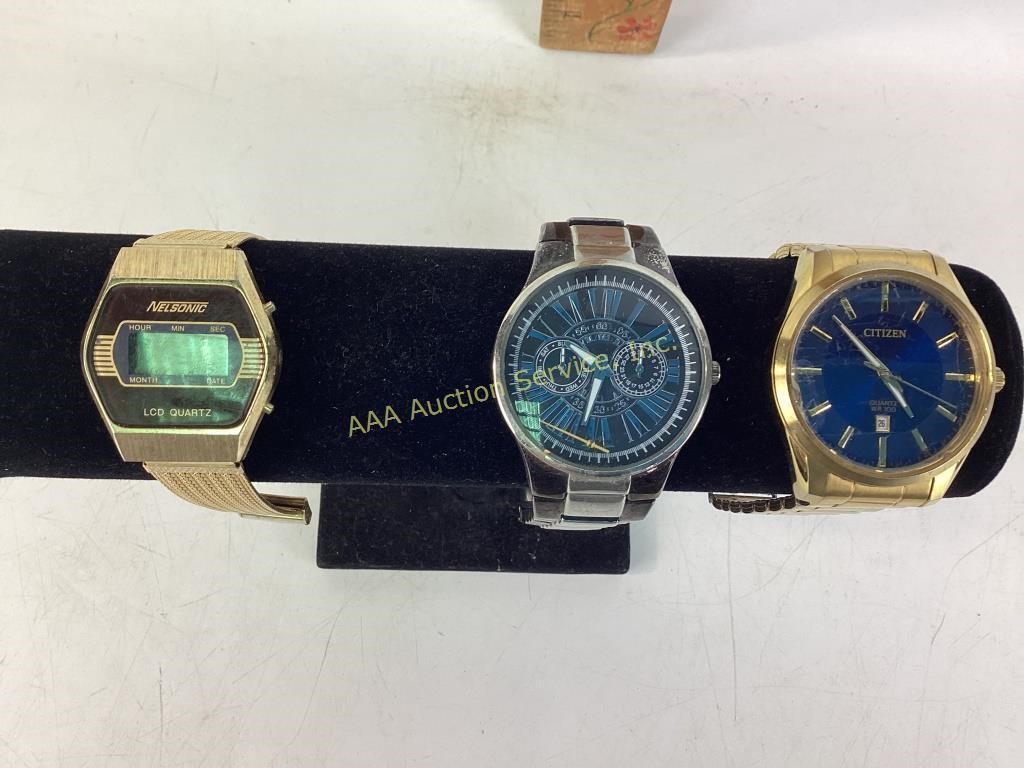 Men’s Wristwatches, including Citizen WR 10bar,