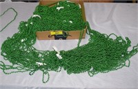 Green Mardi Gras Beads