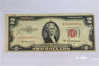 Collectible 1953 Series A $2 Note